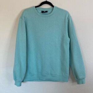 H&M crew sweatshirt mint green women’s medium EUC